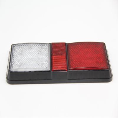 China Stop Tail Lamps 16PCS Red White LED IP67 Tail Stop 16PCS Reverse White RED LED Tail Lamp for sale