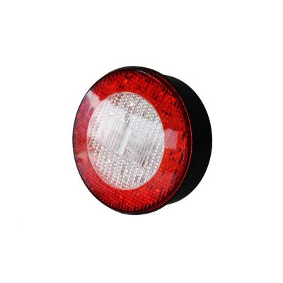 China Stop IP67 Reversing Tail Stop Tail Lamp 12v 24v LED Red White Tail Lamps for sale