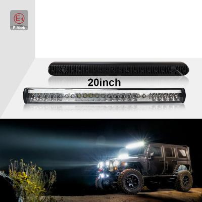 China CE/RoHS High Beam Standing And Waterproof IP6K9K High Beam Light Bars Trucks Led 20 Inch Offroad Led Light Bar for sale