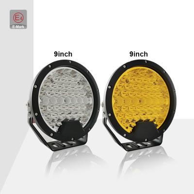 China CEE Auxiliary High Beam R10 White or Yellow Cover High Beam Auxiliary Position Light Led Spotlight 4x4 Round Driving Lights 9 Inch Led Driving Light for sale