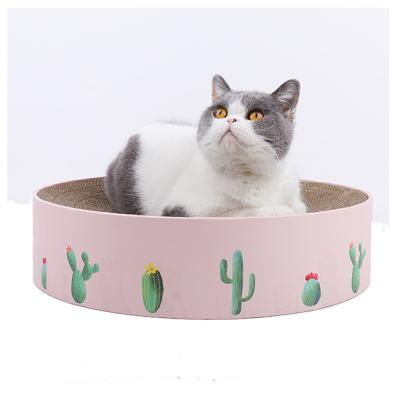 China ZMaker Corrugated Board Cat Scratching Pad Scratcher Lounge Viable Board Free Catnip for sale