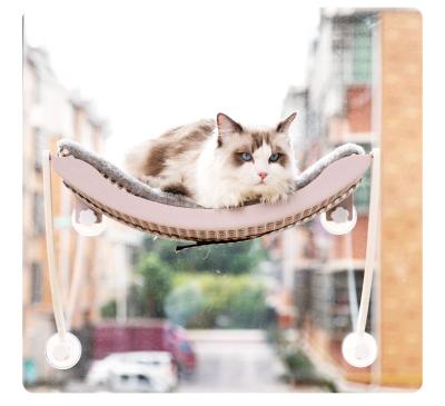 China ZMaker Breathable Cat Hammock Swing Bed Window Sunbathing Hanging Dog Bed With Suction Cup Hold Up To 33lbs for sale