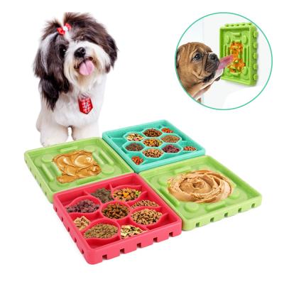 China ZMaker Sustainable Silicone Dog Licking Pad Eco Friendly Interactive Puzzle Toys Slow Feeder Bowl for sale