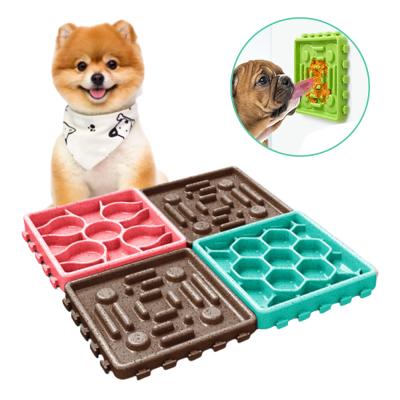 China ZMaker Pet Viable Distraction Puzzle Slow Toy Licking Mats For Dogs Driver Pad Bowl for sale