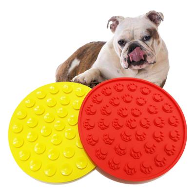 China Sustainable Fun ZMaker Slow Feeder Dog Bowl Natural Rubber Licking Mats For Dogs BPA Free Silicone Pad for sale