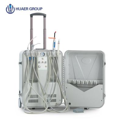 China 2021 CE 510K Steel Portable Dental Equipment Supplies Unidad Portatil Portable Dental Unit With Air Compressor for sale