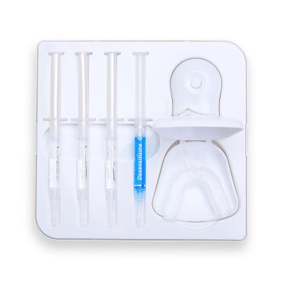 China Latest Design Bright White Smiles UV Led Light Gel Custom Teeth Whitening Kit Packaging Teeth Whitening Kit for sale