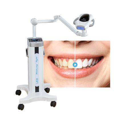 China Professional Movable Metal Tanden Bleek Lamp Dental Equipment Laser Teeth Pale Light Accelerator LED Dental Teeth Whitening Machine for sale