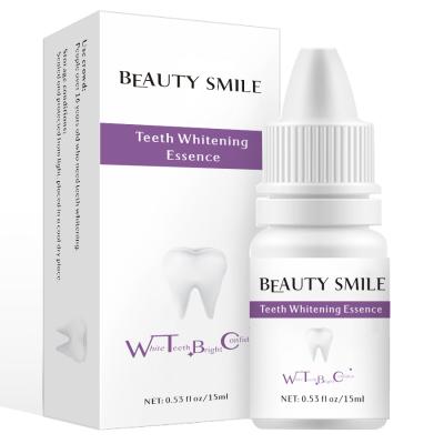 China Remove Tooth Stains At Home Use Beautiful Smile Remove Plaque Stains Accessories Portable Whitening Teeth Whitening Essence Liquid With Cotton Pads for sale