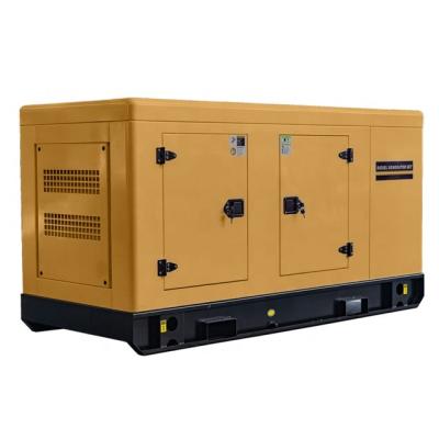 China China factory 30KW 50KVA 220V/380V 50/60HZ single three phase canopy diesel generator set with ATS 160L for sale