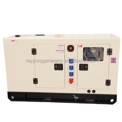 China Direct selling 20KW 25KVA 220V/380V/50HZ three phase canopy diesel generator set with ATS RGW-20 for sale