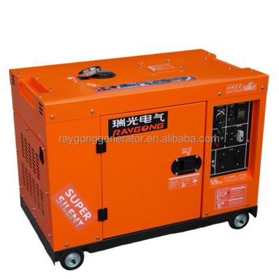 China China high quality 7.5KW 8KVA 60HZ 115/230V air cooled welding portable diesel generator set for sale RG-10 for sale