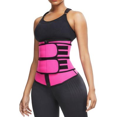 China body & Waist slimming latest bodycon zippers bulge slim band sports sweat belt corset shapers shapewear waist trainer for women for sale