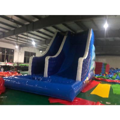 China Ourdoor Inflatable Toys/Commercial Water Slide Garden Activity Inflatable Water Slide Indoor Inflatable Games With Pool for sale