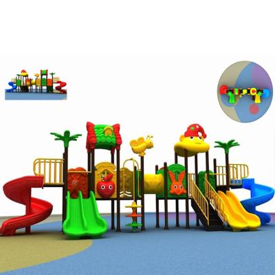 China Plastic Children Play Ground Commercial Outdoor Plastic Preschool Playground Equipment for sale