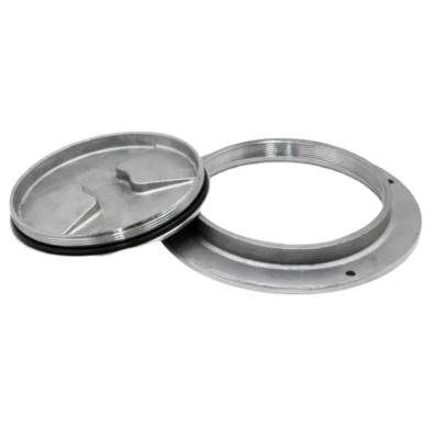 China Boat Hardware Fitting Marine Hardware 316 Stainless Steel Boat Inspection Hatch Accessory Round Cover for sale