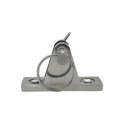 China Boat Hardware Fitting 316 Stainless Steel Hardware Boat Hinge Marine Deck Hinge With Removable for sale