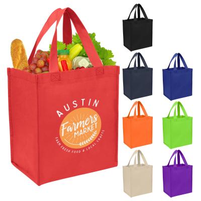 China Custom Logo Printing 80gsm 100gsm Non-Woven Bag Shopping Bag Promotion Tote bag for sale