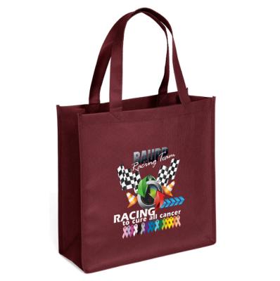 China Silkscreen Printed Washable Non Woven Reusable Bags Reusable Totebag Custom for sale