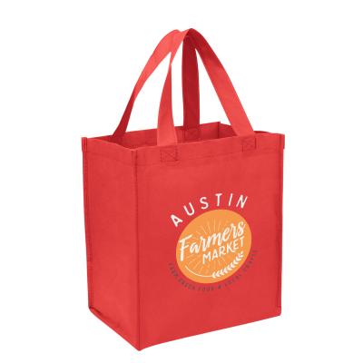 中国 Foldable Non Woven Shopping Bag 100gsm Fabric For Surpermarket 販売のため