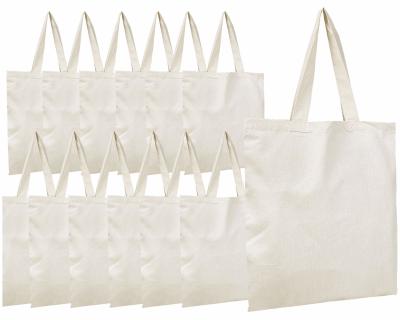 Chine Large Organic Canvas Tote Bag Shopping Neutral Blank Plain Bulk à vendre