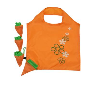 Китай Cartoon Fruit Polyester Foldable Reusable Grocery Bags Eco friendly продается