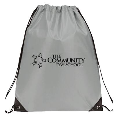 China Waterproof Nylon Polyester Small Nylon Drawstring Bags Pouch Backpack Gymsack Te koop