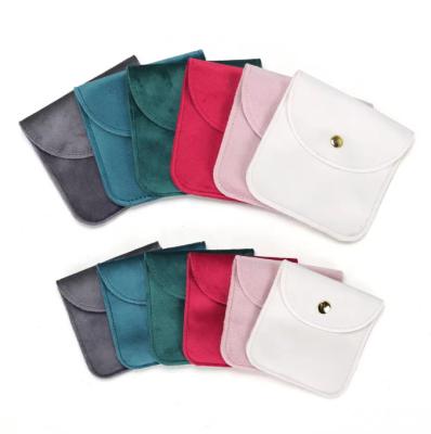 Chine Microfiber Suede Jewelry Bags Pouch Velvet Velvet Envelope Bag For Earring Necklace Bracelet Ring à vendre