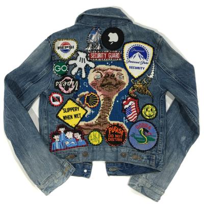 Κίνα Custom Polyester cloth Garment Varsity Letter Patches Label Tags Washable προς πώληση