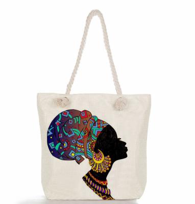 China Mulher Africano-Americana Mulher Ombro Negra Menina Mágica Top Manuseio Bolsa de Bolso Bolsa de Bolso para compras à venda