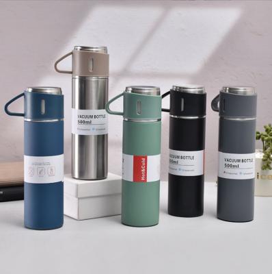 China Dubbele wand roestvrij staal vacuümfles 500 ml geïsoleerde thermos Te koop