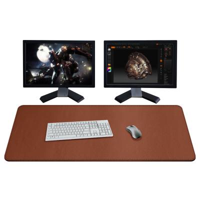 China 120x60CM PU Computer Desk Mat Office Leather Extended Mouse Pad Large Extended Game Anti-Slip Large For Home Student for sale