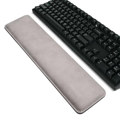 China Ergonomic Keyboard Anti-Slip Wrist Rest with Memory Foam, 16.5x3.7 inches PU Leather Gaming Keyboard Wrist Guard Cushion / Wrist Support for sale