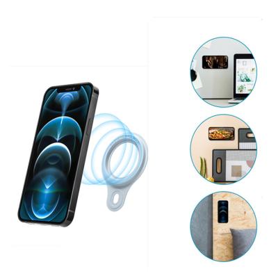 China Free Sample Strong Magnetic Phone Bed Adjustable Sticker Desk Adhesive Mobile Cell Phone Holder Magsaf Slim Wall Mount for sale