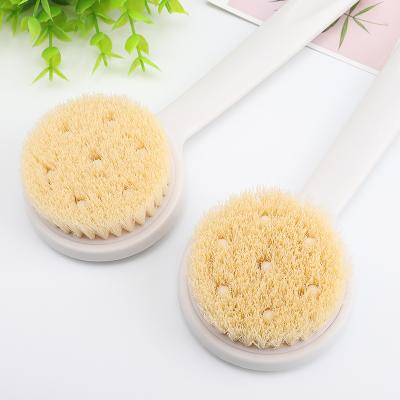 China Wholesale Long Handle Bathroom Supplies Bath Shower Massager Brush Back Long Bristle Handle Spa For Body for sale