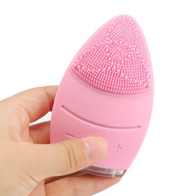 China Daily Use RUIXINLI Patented Waterproof Rechargeable Electric Silicone Facial Brush for sale