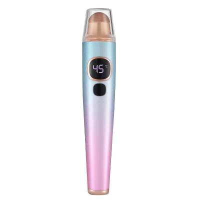 China Promote High Vibration Stone Electrothermal Needle Therapy Hot Erequency Blood Circulation Face And Eye Micro Stone Roller for sale