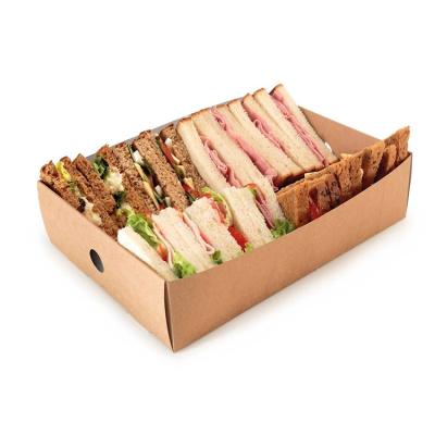 China Disposable Healthy Tray Food Boxes, Baguette Boxes, Takeout Food Packaging for sale