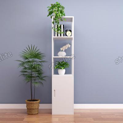 China Dismantled Hot Sale Home Office Furniture Metal Bookcase Shelf With Single Door Storage Cabinet for sale