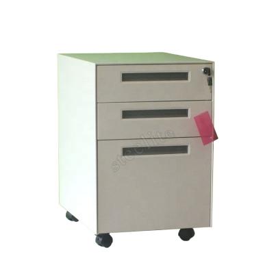 China Modern Lockable Filing Cabinet Deep 3 Drawers Under Destk Organizer Home Office for sale