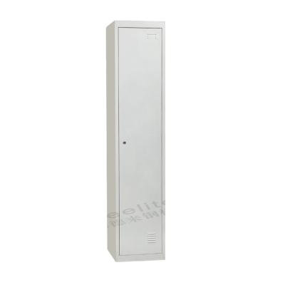 China Dismantled Wardrobe Steel Single Door Cabinet Metal Locker Clothes Wardrobe Locker For Hanging Clothes for sale