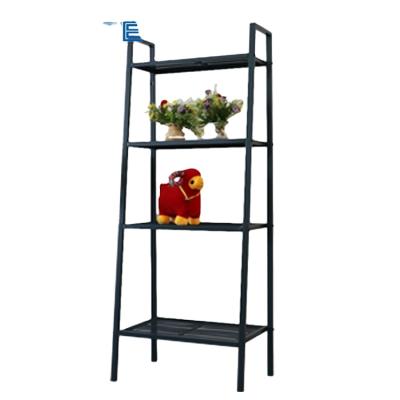 China Knocked Down Metal Mesh Shelf Bookshelf Home Decoration Steel Display Stand Rack for sale