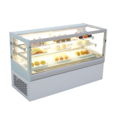 China Suitable Price Countertop Cake Display Single-Temperature Refrigerator Chiller Cabinet for sale