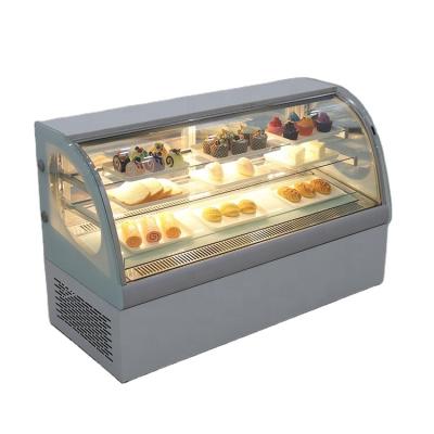 China Wholesale Display Counter Bakery Showcase Single-temperature Chocolate Multi Deck Refrigerator Refrigerated Cake Display Cabinet for sale