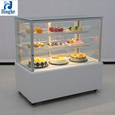 China 2021 New Single-temperature Cake Cafe Bakery Refrigerated Fresh Fruit Low Temperature Cake Display Cabinet Refrigeration Equipment for sale