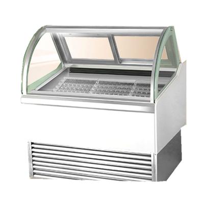 China Single-temperature vintage refrigerator cake ice cream display cabinet freezer for sale for sale