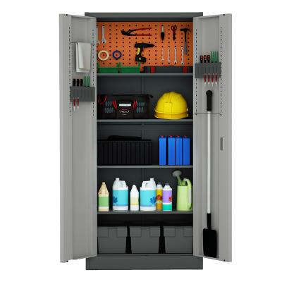 China Series Adjustable Tall Heavy Duty Combination Tool Steel Cabinet Workbench Garages Storage Tool Cabinets for sale