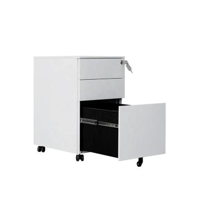 China China Supplier Adjustable Steel Office Equipment 3 Drawer Movable Pedestal Cabinet (Height) for sale