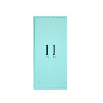 China Waterproof Outdoor Cabinet (Other) Adjustable Steel Storage Shoe Cloth Metal Locker Storage Cabinet Double Door Cabinet for sale