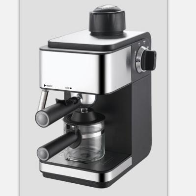 China Hotel 5 Bars 240ml Water Tank Steam Cappuccino Espresso Coffee Maker Machine With Milk Frother for sale